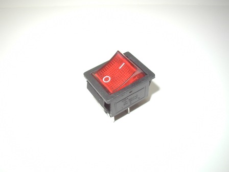 110 Volt Dual Pole Lighted Rocker Switch (4 terminals) (15 Amp @ 250V AC / 20 Amp @ 125V AC) (Item #003) $2.99